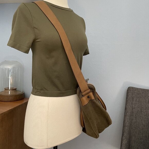 ateliers PENELOPE Canvas & Leather Shoulder Bag Large - Picture 6 of 12